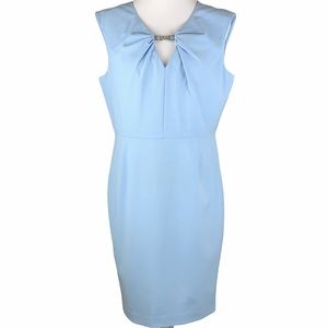 Calvin Klein Blue Sheath Dress